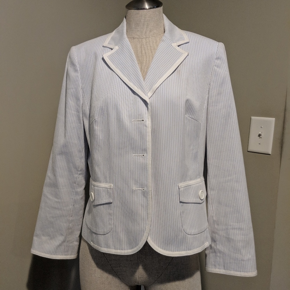 Ann Taylor pinstripe blazer